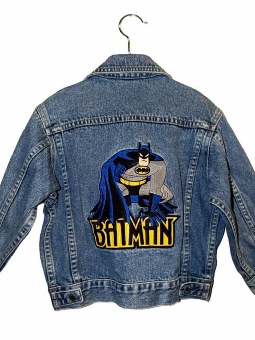 Warner Bros. Blue Denim Batman Patch Jacket